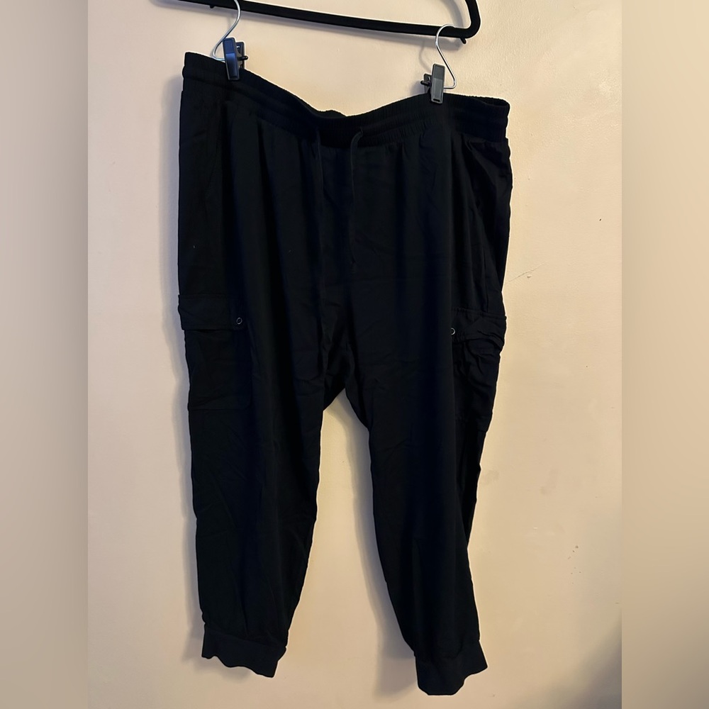 Torrid Black Relaxed Fit Track Pants